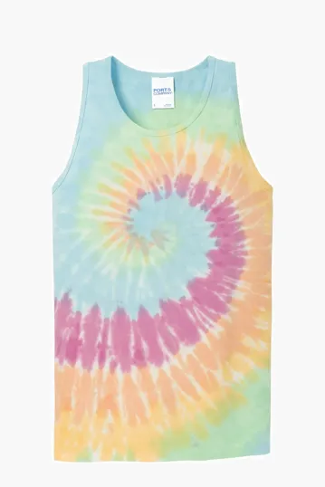 Port & Co Tie-Dye Tank Top — view 4