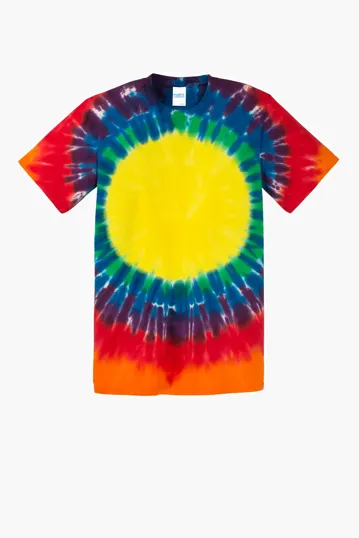 Port & Co Youth Window Tie-Dye Tee — view 3