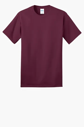Port & Co Ring Spun Cotton Tee — view 5