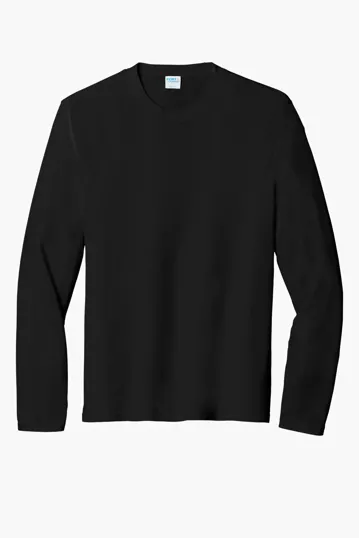 Port & Co Tri-Blend Long Sleeve Tee — view 2