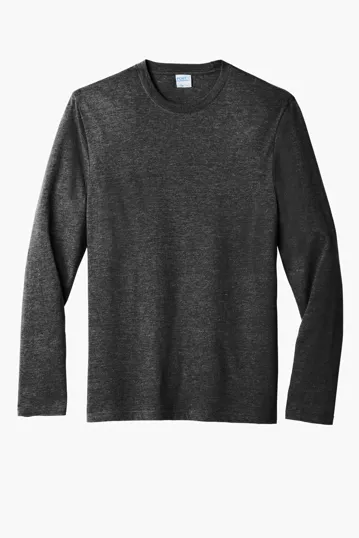 Port & Co Tri-Blend Long Sleeve Tee — view 3