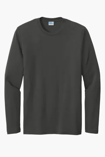 Port & Co Tri-Blend Long Sleeve Tee — view 5