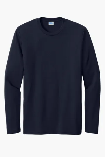 Port & Co Tri-Blend Long Sleeve Tee — view 6