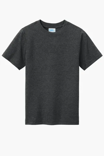 Port & Co Youth Tri-Blend Tee — view 3