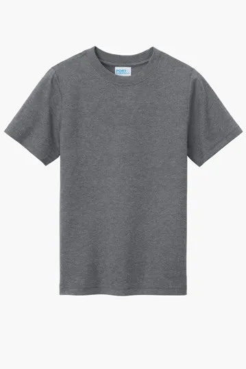 Port & Co Youth Tri-Blend Tee — view 6