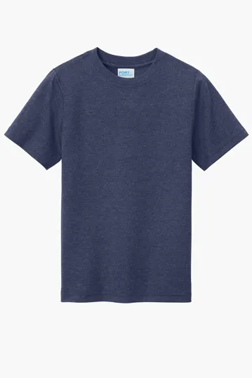 Port & Co Youth Tri-Blend Tee — view 9