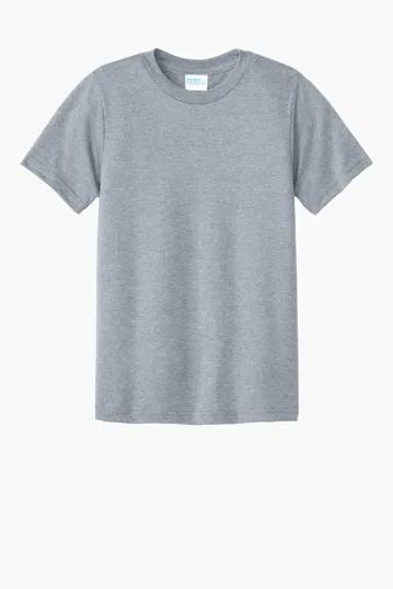 Port & Co Youth CVC Tee — view 3