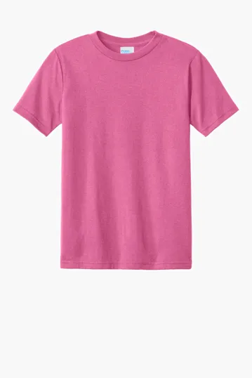 Port & Co Youth CVC Tee — view 4