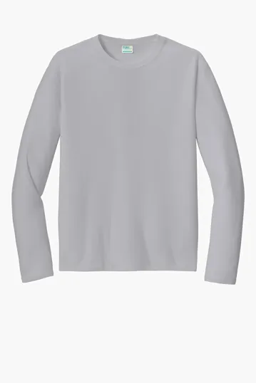 Port & Co Long Sleeve Performance Tee — view 3