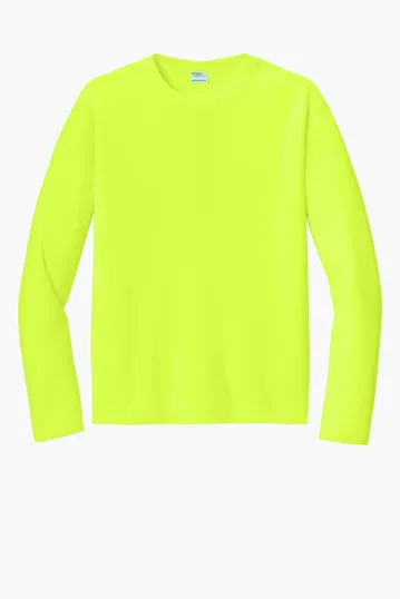 Port & Co Long Sleeve Performance Tee — view 10