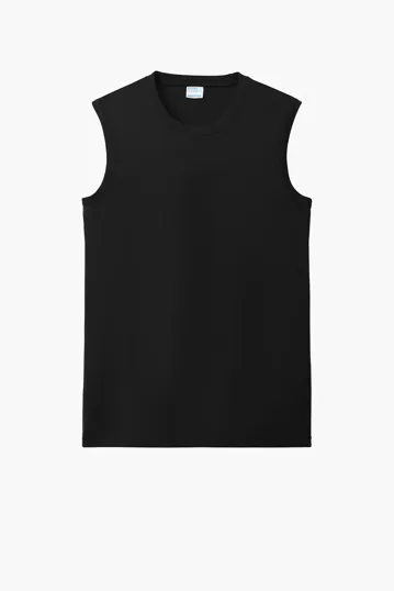 Port & Co Performance Sleeveless Tee — view 3