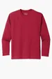 Port & Co Youth Long Sleeve Performance Tee — view 5