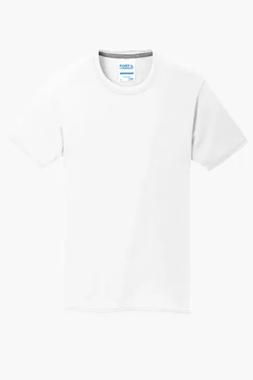 Port & Co Youth Performance Blend Tee — view 9