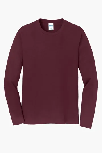Port & Co Long Sleeve Fan Favorite Tee — view 4