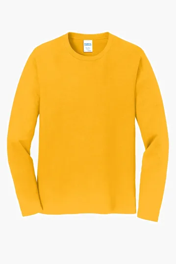 Port & Co Long Sleeve Fan Favorite Tee — view 5