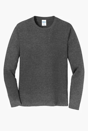 Port & Co Long Sleeve Fan Favorite Tee — view 8