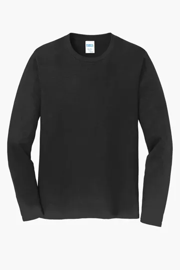 Port & Co Long Sleeve Fan Favorite Tee — view 12