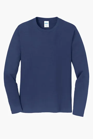 Port & Co Long Sleeve Fan Favorite Tee — view 15