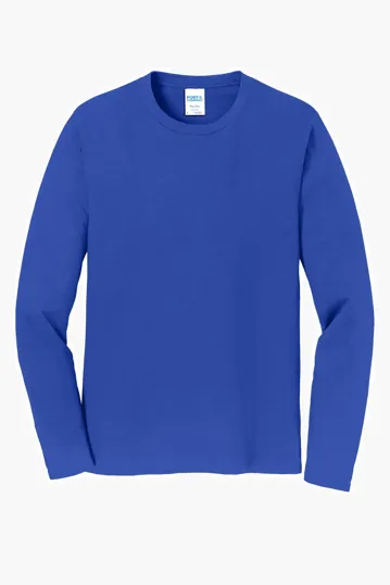 Port & Co Long Sleeve Fan Favorite Tee — view 17