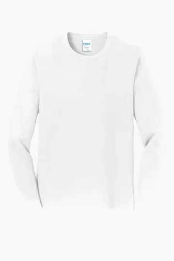 Port & Co Long Sleeve Fan Favorite Tee — view 18