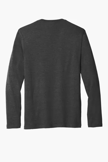 Port & Co Long Sleeve Fan Favorite Blend Tee — view 9