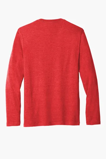 Port & Co Long Sleeve Fan Favorite Blend Tee — view 10