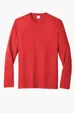 Port & Co Long Sleeve Fan Favorite Blend Tee — view 3