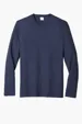 Port & Co Long Sleeve Fan Favorite Blend Tee — view 6