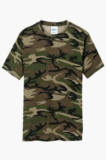 Port & Co Core Cotton Camo Tee — view 2