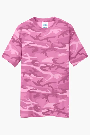 Port & Co Core Cotton Camo Tee — view 3