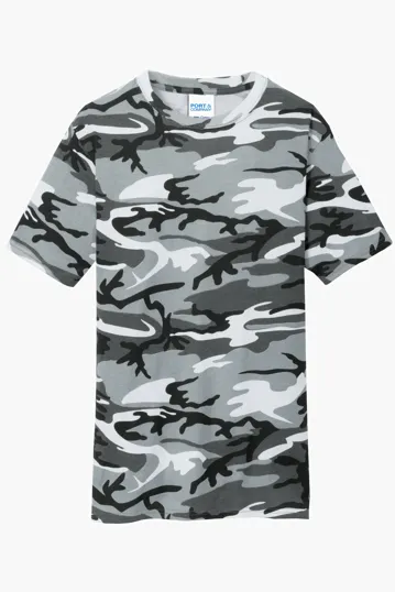 Port & Co Core Cotton Camo Tee — view 5