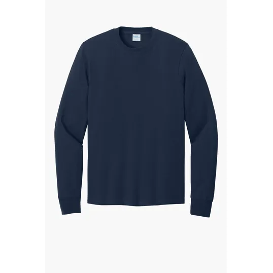 Port & Co Long Sleeve Core Cotton Tee — view 38