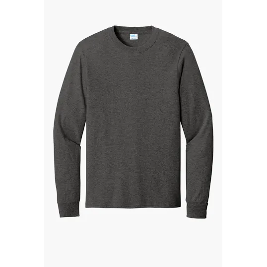 Port & Co Long Sleeve Core Cotton Tee — view 30