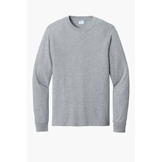 Port & Co Long Sleeve Core Cotton Tee — view 26