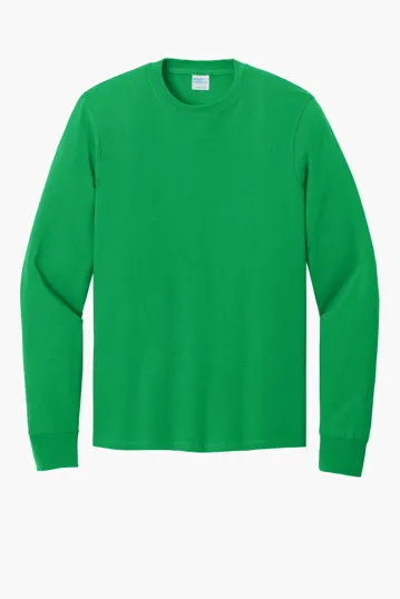 Port & Co Long Sleeve Core Cotton Tee — view 13