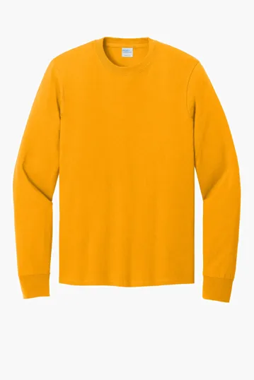 Port & Co Long Sleeve Core Cotton Tee — view 2