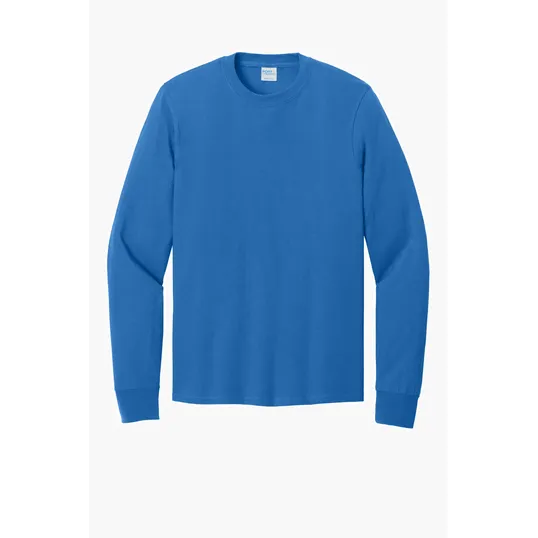 Port & Co Long Sleeve Core Cotton Tee — view 35