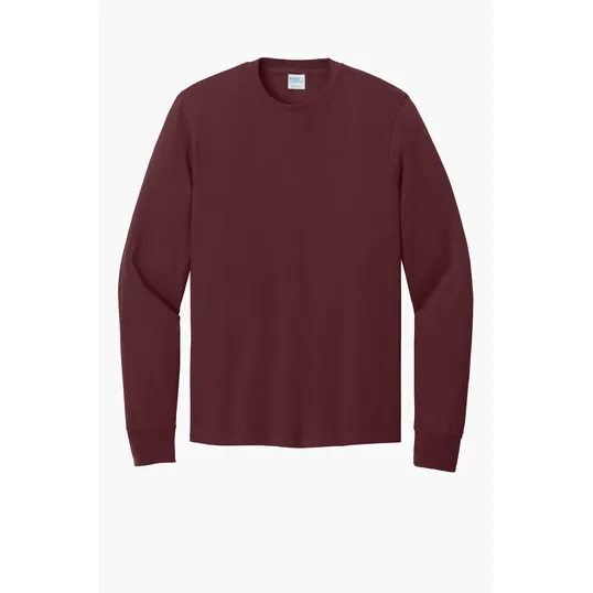 Port & Co Long Sleeve Core Cotton Tee — view 27