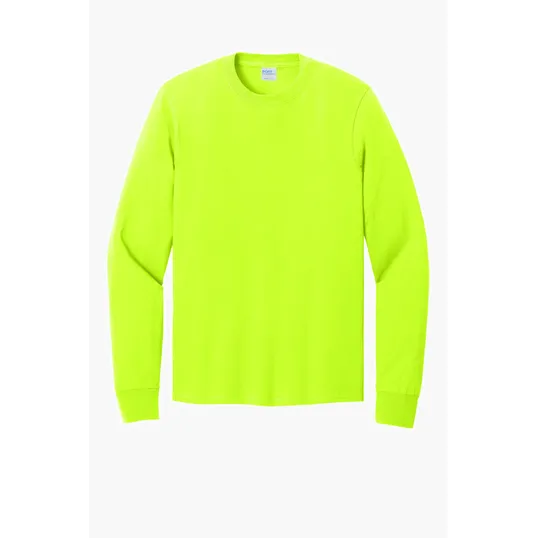 Port & Co Long Sleeve Core Cotton Tee — view 36