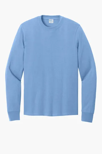 Port & Co Long Sleeve Core Cotton Tee — view 12