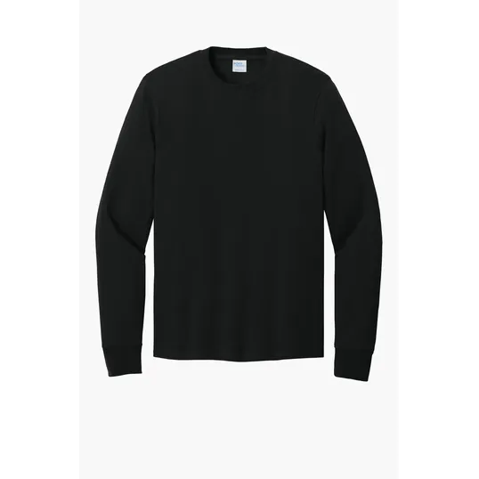 Port & Co Long Sleeve Core Cotton Tee — view 32