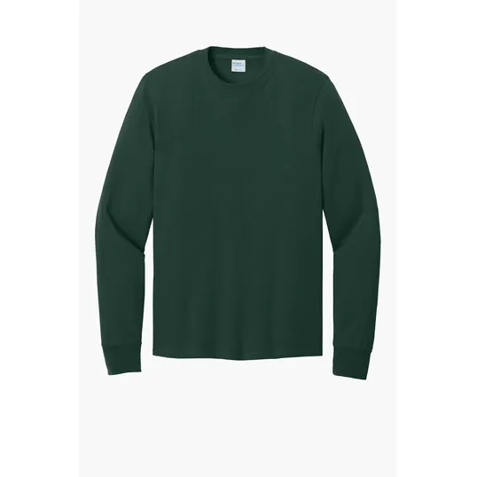 Port & Co Long Sleeve Core Cotton Tee — view 29