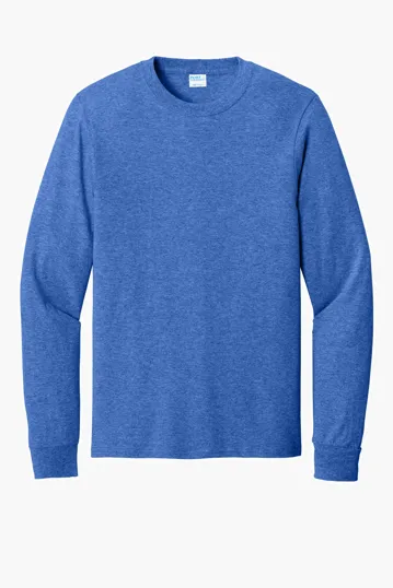 Port & Co Long Sleeve Core Cotton Tee — view 16