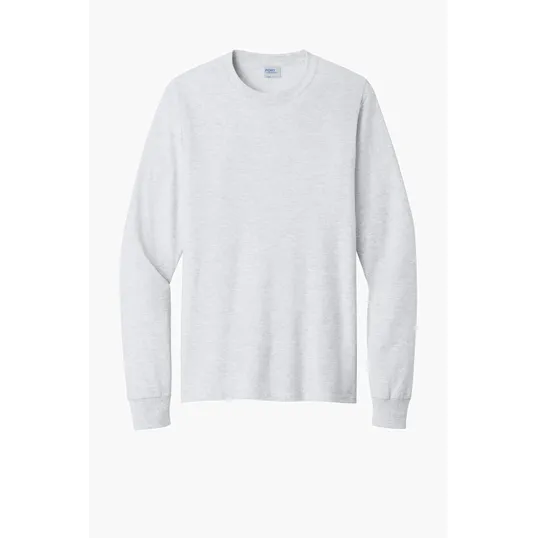 Port & Co Long Sleeve Core Cotton Tee — view 25
