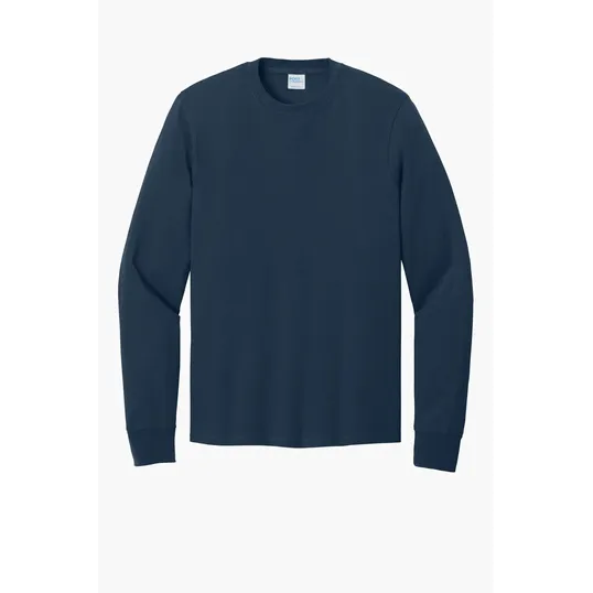 Port & Co Long Sleeve Core Cotton Tee — view 33