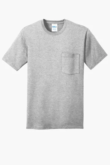 Port & Co Core Cotton Pocket Tee — view 2
