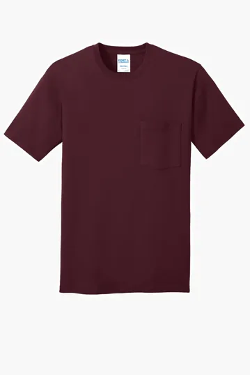 Port & Co Core Cotton Pocket Tee — view 3