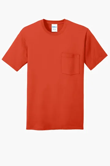 Port & Co Core Cotton Pocket Tee — view 12