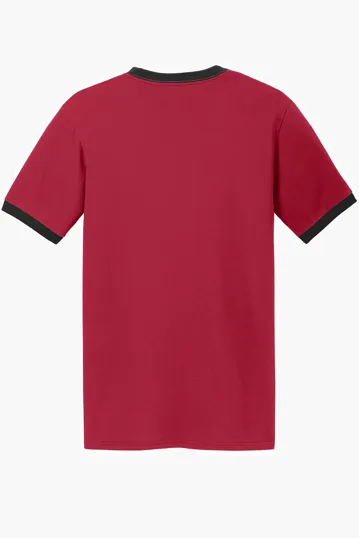 Port & Co Core Cotton Ringer Tee — view 16