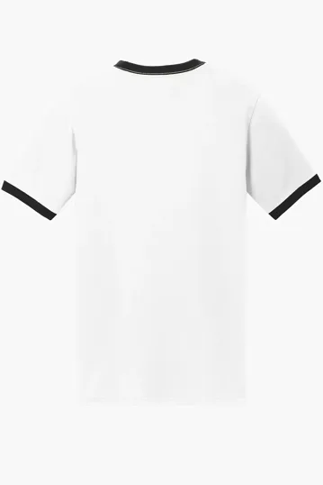 Port & Co Core Cotton Ringer Tee — view 17